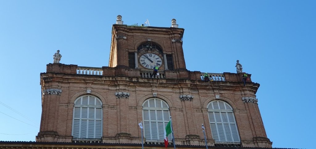 Manutenzione facciata Palazzo Ducale Accademia di Modena, Barbieri Costruzioni
