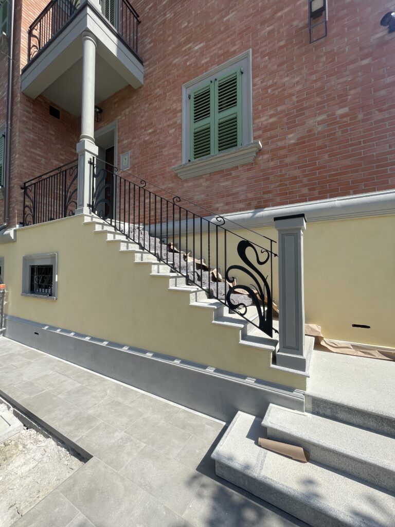 Villa signorile a Modena, ingresso